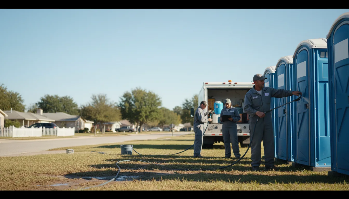Long-Term Portable Toilet Rental in Justice, IL near me